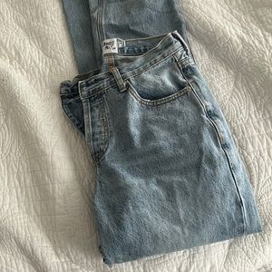 Princess Polly light wash jeans